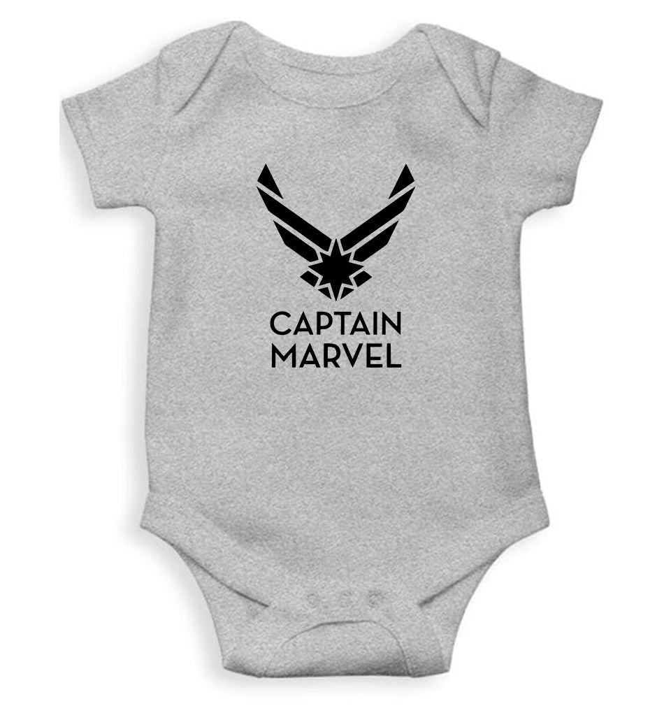 Captain Marvel Superhero Rompers for Baby Girl- FunkyTeesClub
