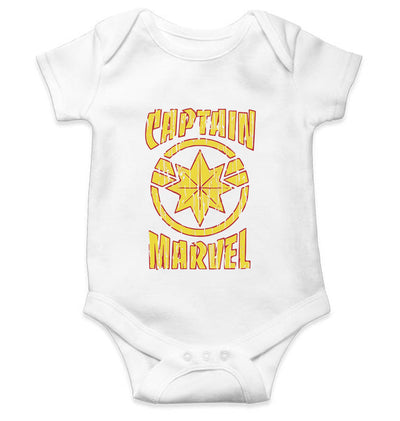 Captain Marvel Rompers for Baby Girl- FunkyTeesClub