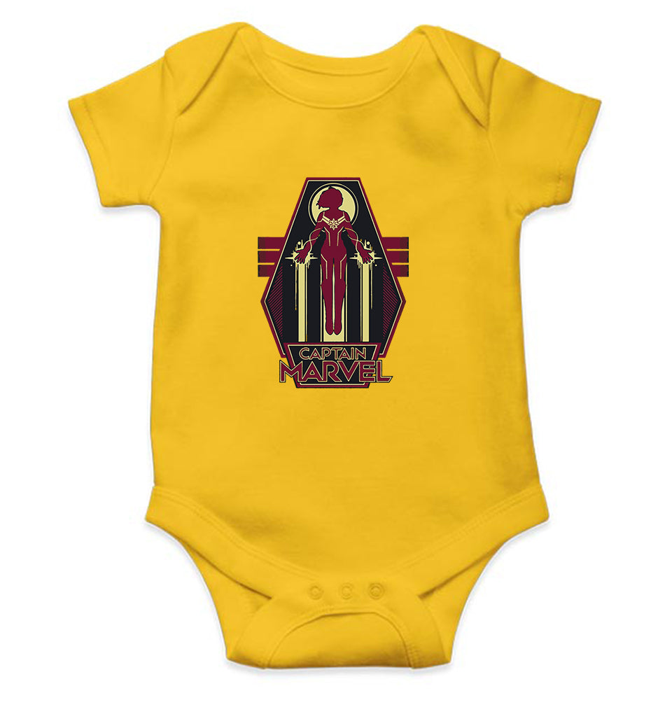 Captain Marvel Superhero Rompers for Baby Girl- FunkyTeesClub