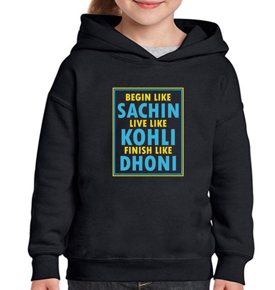 CRICKET Sachin Kohli Dhoni Girl Hoodies-FunkyTeesClub