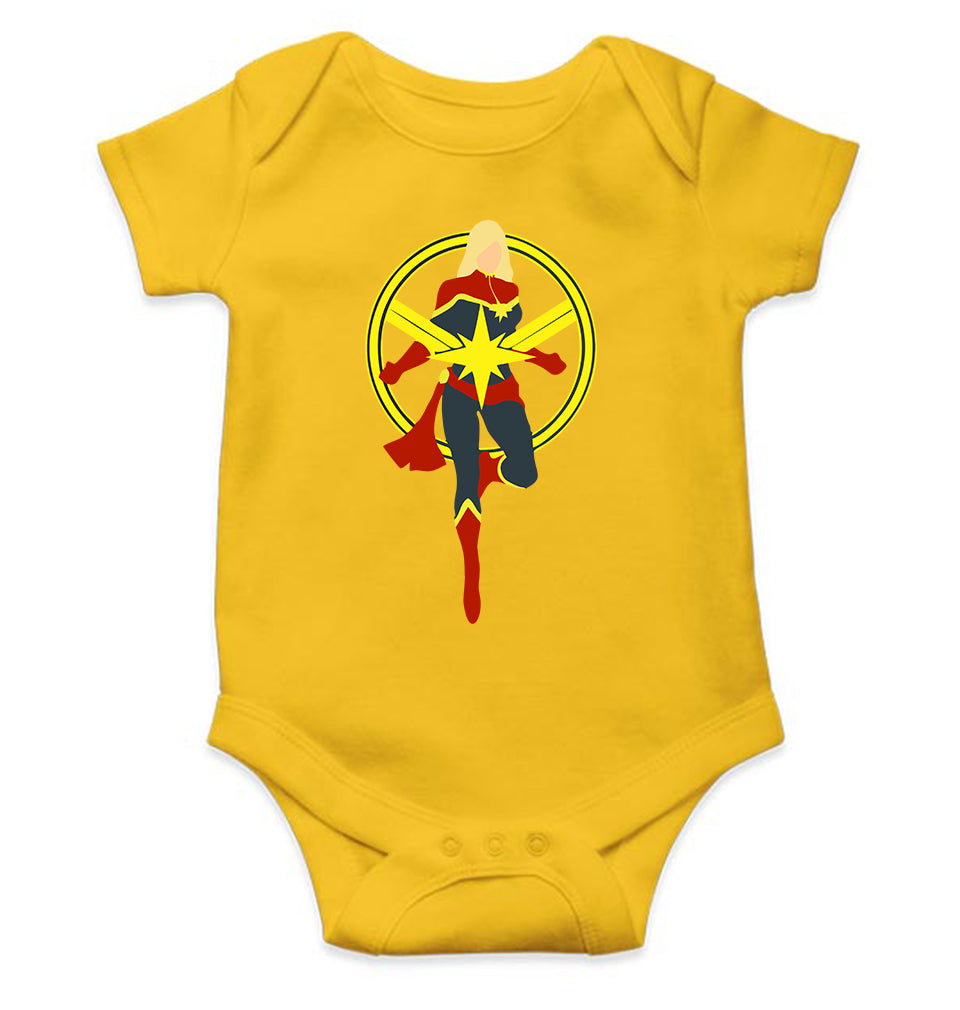 Captain Marvel Rompers for Baby Girl- FunkyTeesClub