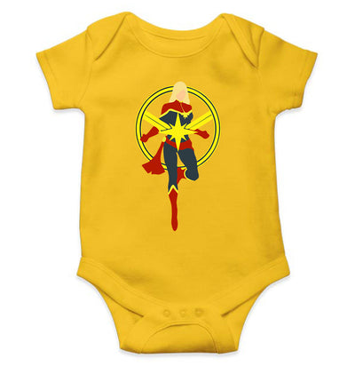 Captain Marvel Rompers for Baby Girl- FunkyTeesClub