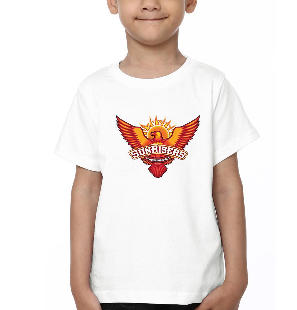 IPL SRH Sunrisers Hyderabad Half Sleeves T-Shirt for Boys and Kids-FunkyTeesClub