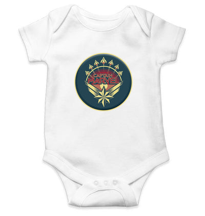 Captain Marvel Superhero Rompers for Baby Girl- FunkyTeesClub