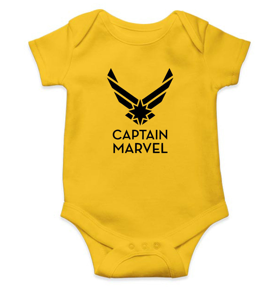 Captain Marvel Superhero Rompers for Baby Girl- FunkyTeesClub