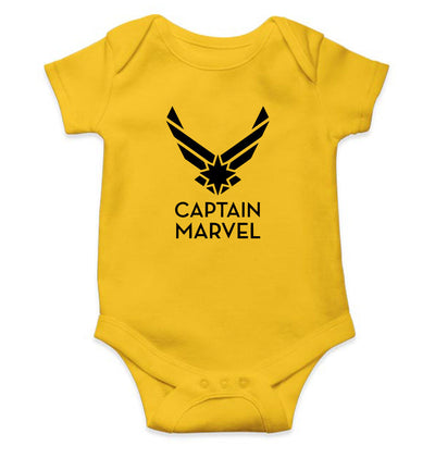 Captain Marvel Superhero Rompers for Baby Girl- FunkyTeesClub