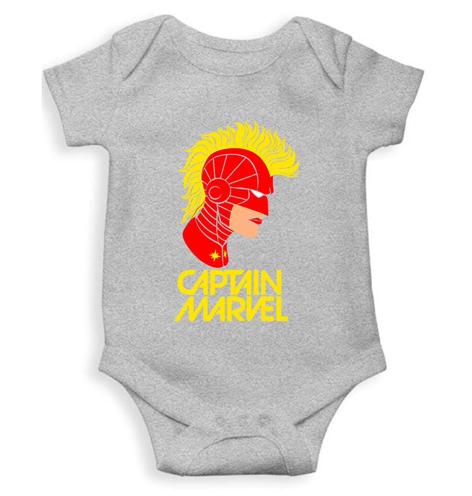 Captain Marvel Rompers for Baby Girl- FunkyTeesClub