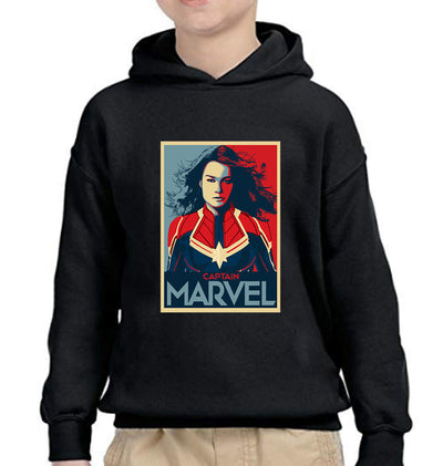 Captain Marvel Superhero Boy Hoodies-FunkyTeesClub