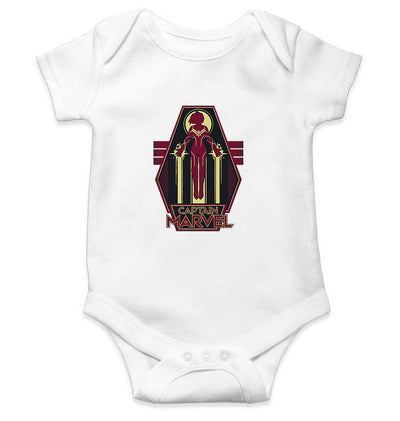 Captain Marvel Superhero Rompers for Baby Girl- FunkyTeesClub