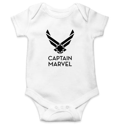 Captain Marvel Superhero Rompers for Baby Girl- FunkyTeesClub