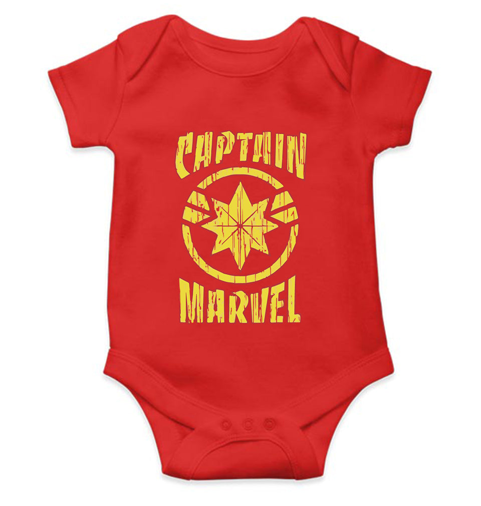 Captain Marvel Rompers for Baby Girl- FunkyTeesClub