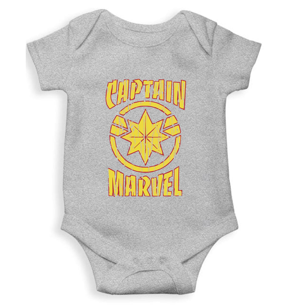 Captain Marvel Rompers for Baby Girl- FunkyTeesClub