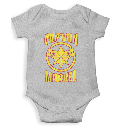 Captain Marvel Rompers for Baby Girl- FunkyTeesClub