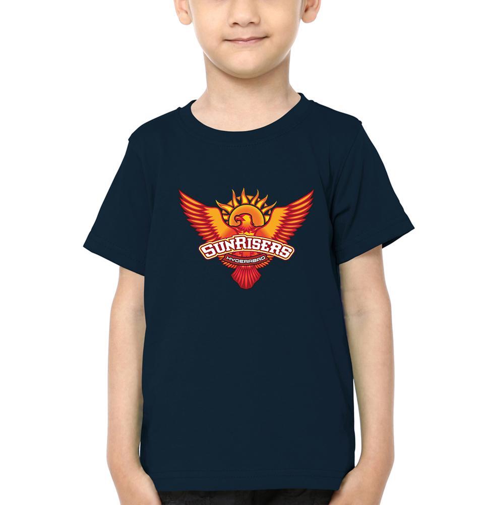 IPL SRH Sunrisers Hyderabad Half Sleeves T-Shirt for Boys and Kids-FunkyTeesClub