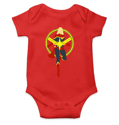 Captain Marvel Rompers for Baby Girl- FunkyTeesClub