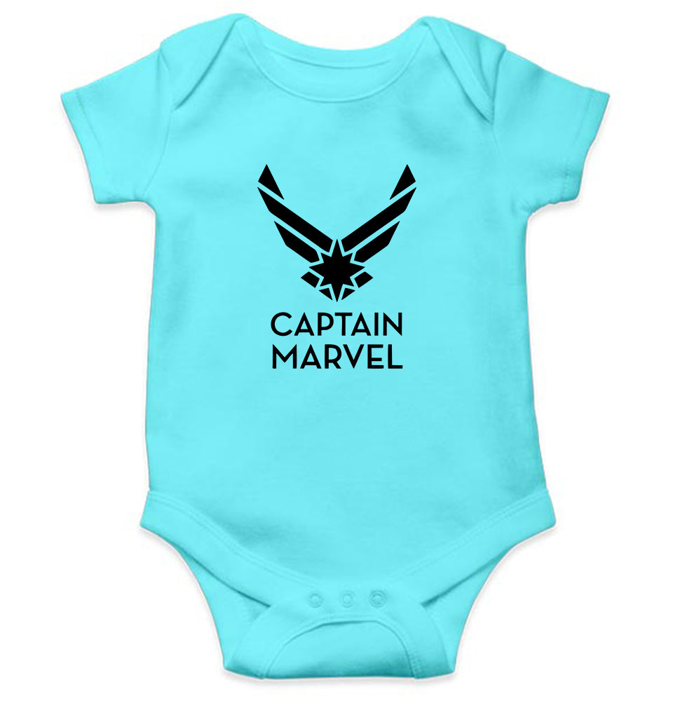 Captain Marvel Superhero Rompers for Baby Girl- FunkyTeesClub