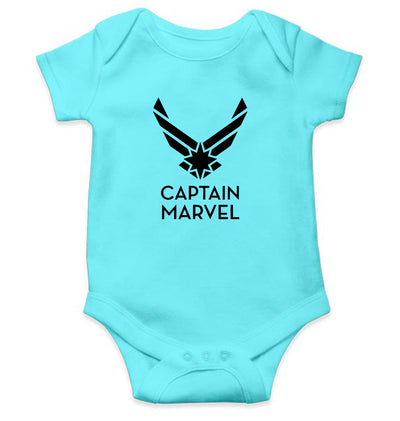 Captain Marvel Superhero Rompers for Baby Girl- FunkyTeesClub