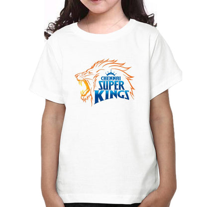 IPL CSK Chennai SuperKings Half Sleeves T-Shirt For Girls -FunkyTeesClub