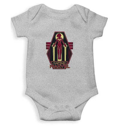 Captain Marvel Superhero Rompers for Baby Girl- FunkyTeesClub
