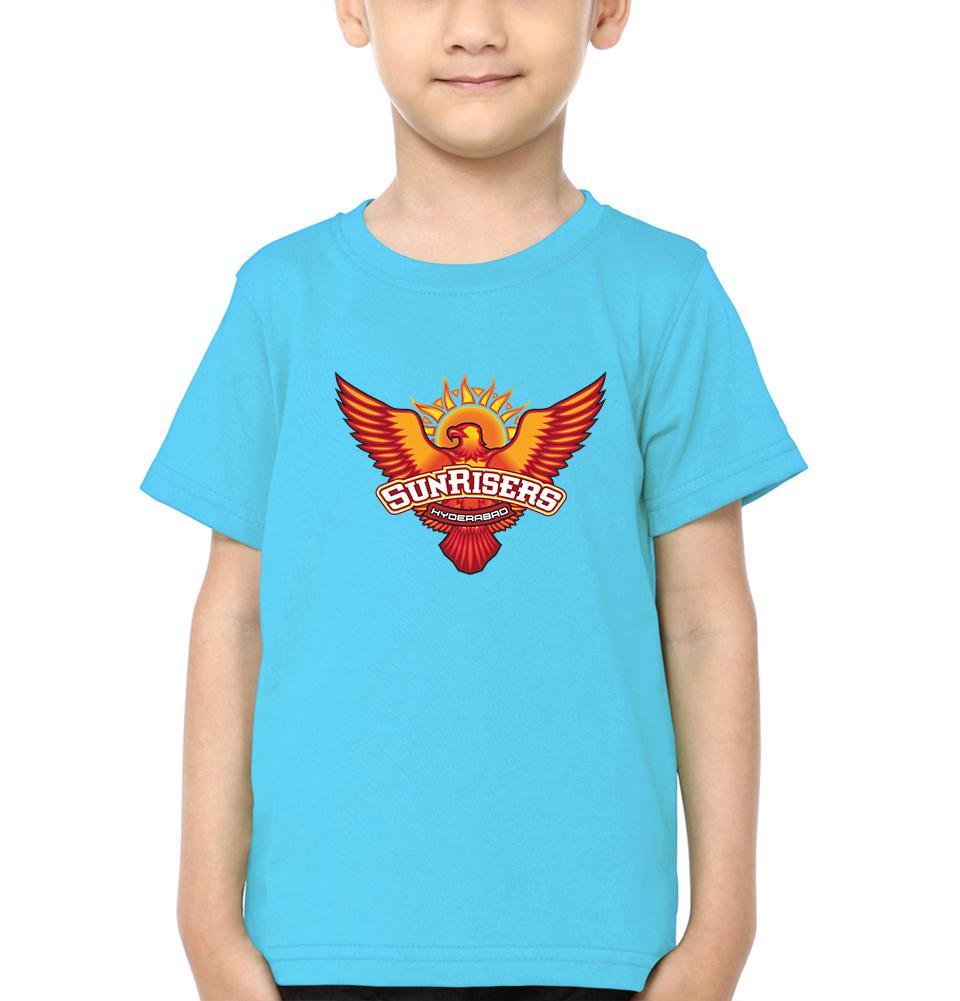 IPL SRH Sunrisers Hyderabad Half Sleeves T-Shirt for Boys and Kids-FunkyTeesClub