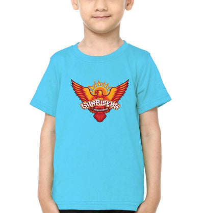IPL SRH Sunrisers Hyderabad Half Sleeves T-Shirt for Boys and Kids-FunkyTeesClub
