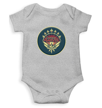 Captain Marvel Superhero Rompers for Baby Girl- FunkyTeesClub