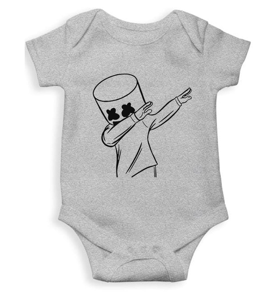 Dab Marshmello Rompers for Baby Girl- FunkyTeesClub