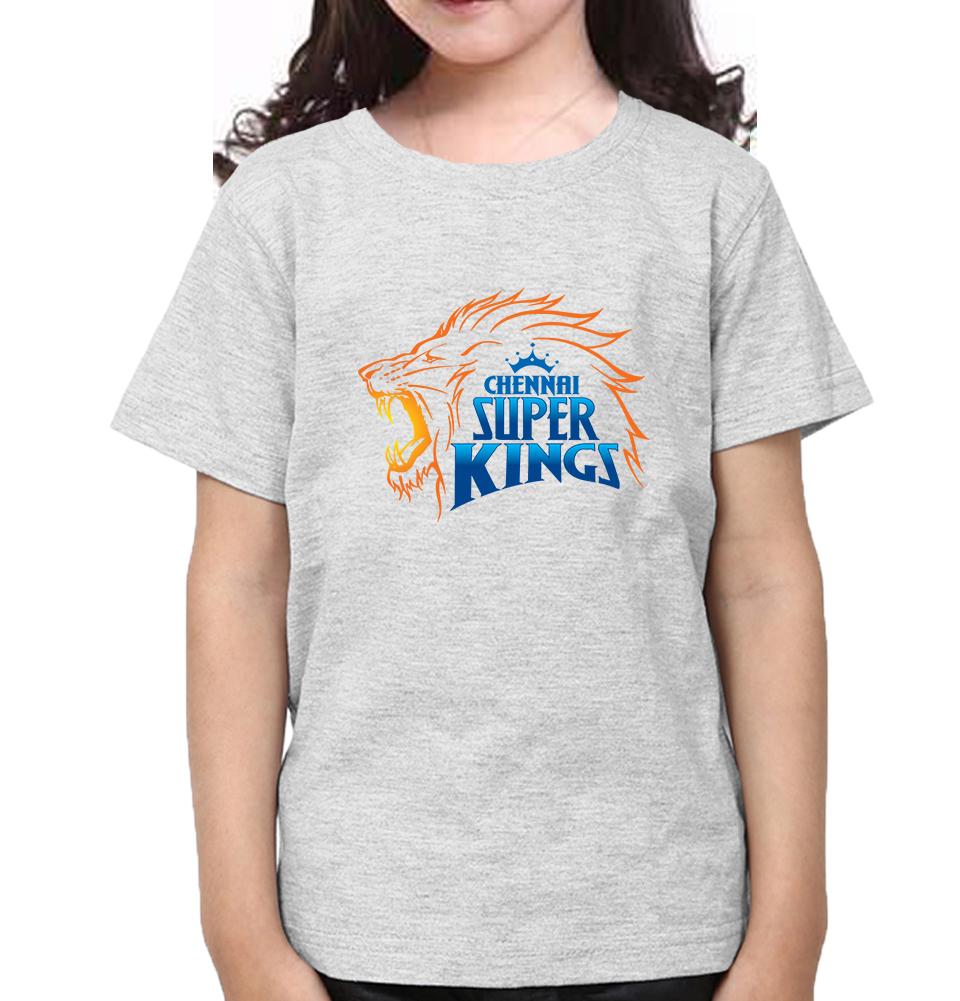IPL CSK Chennai SuperKings Half Sleeves T-Shirt For Girls -FunkyTeesClub