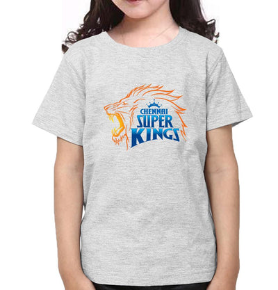 IPL CSK Chennai SuperKings Half Sleeves T-Shirt For Girls -FunkyTeesClub