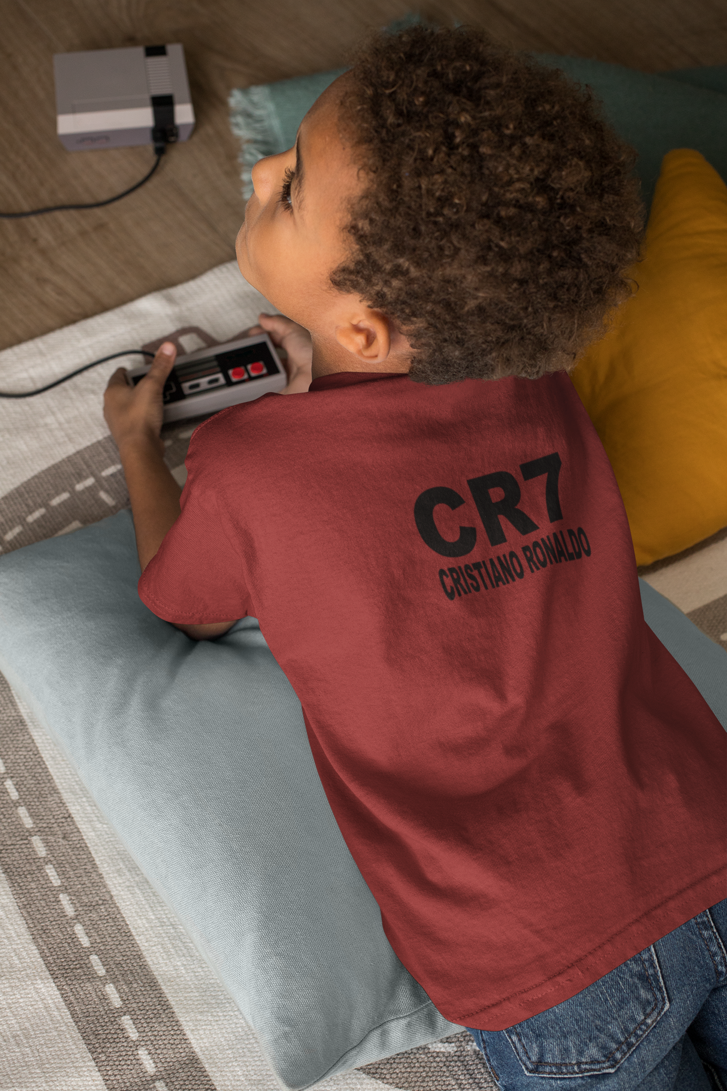 Ronaldo cr7 Half Sleeves T-Shirt for Boy-FunkyTeesClub