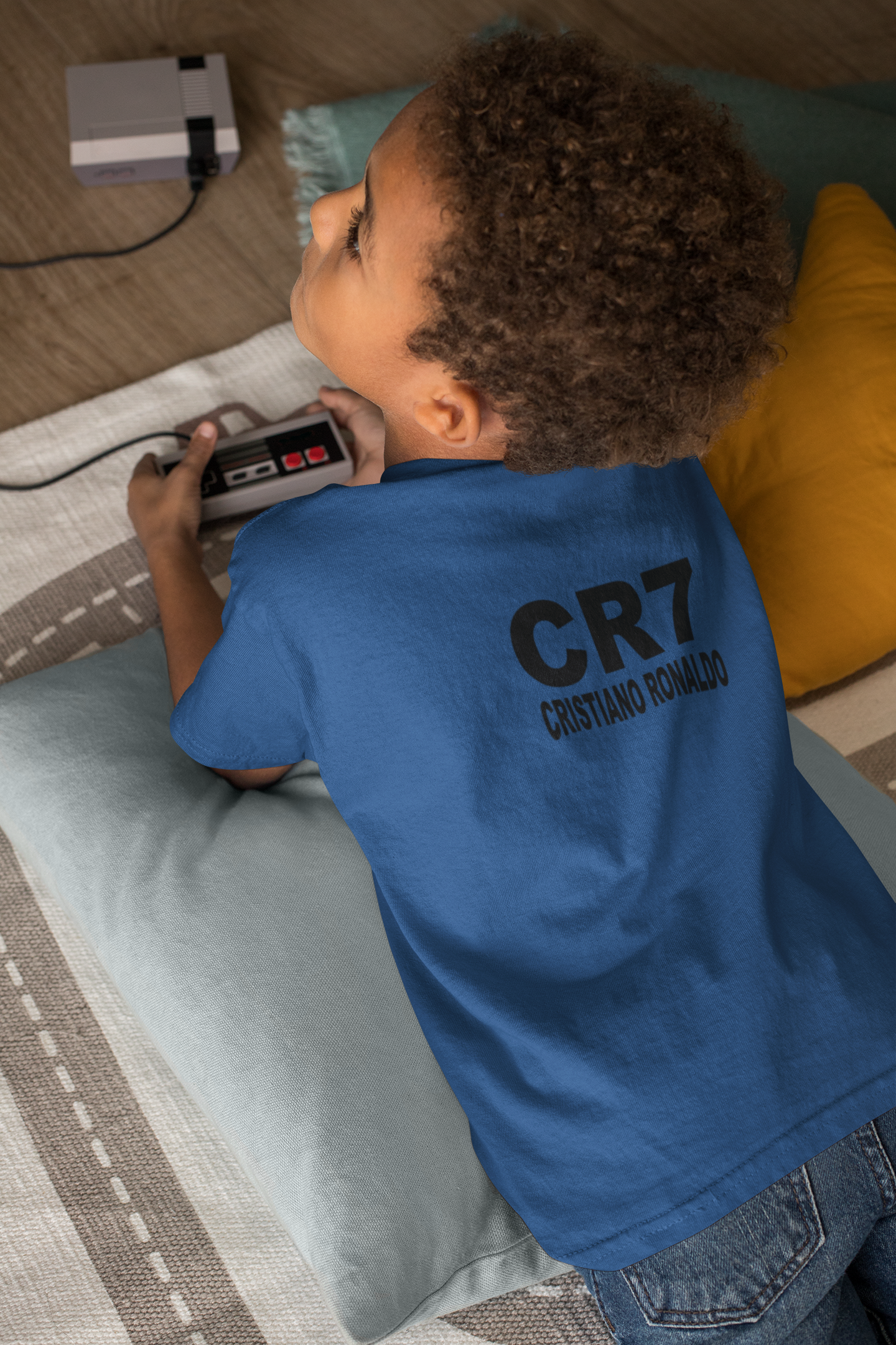 Ronaldo cr7 Half Sleeves T-Shirt for Boy-FunkyTeesClub