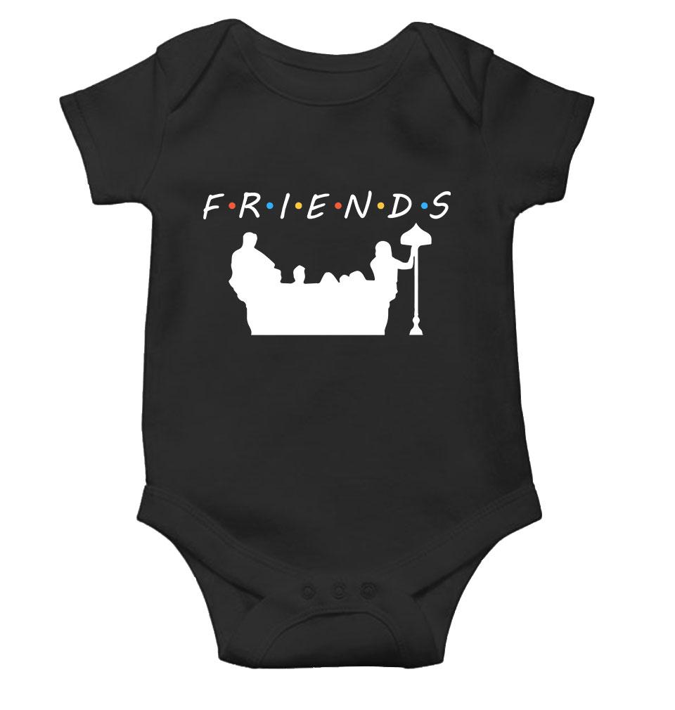 F.R.I.E.N.D.S Friends Web Series Rompers for Baby Girl- FunkyTeesClub