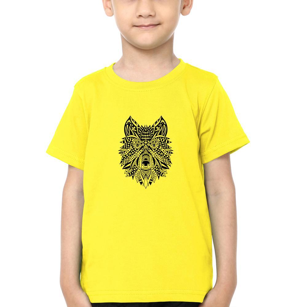 WOLF Half Sleeves T-Shirt for Boy-FunkyTeesClub