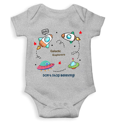 Spaceships Rompers for Baby Boy- FunkyTeesClub