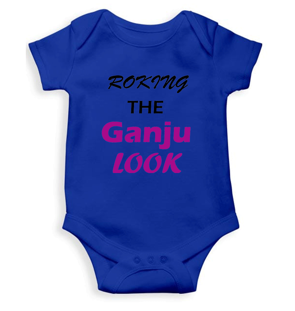 ROKING THE GANJU LOOK Rompers for Baby Girl- FunkyTeesClub