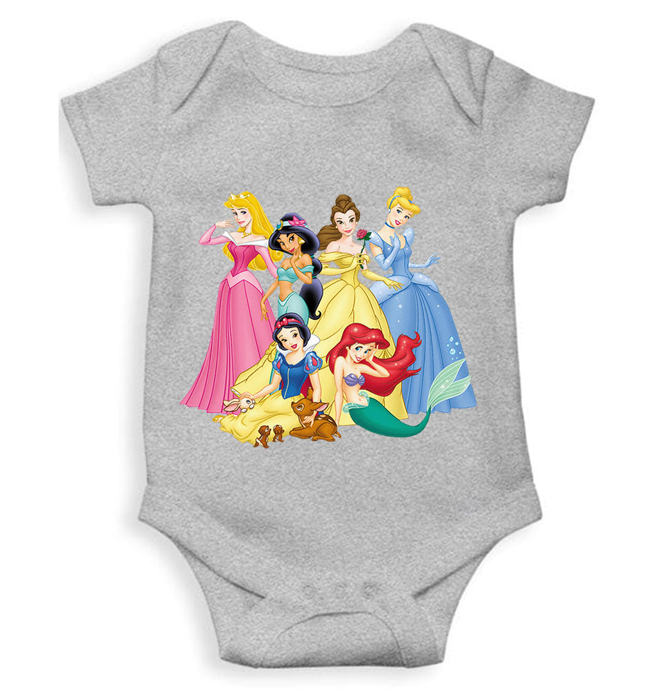 Cute Princess Cartoon Rompers for Baby Girl- FunkyTeesClub