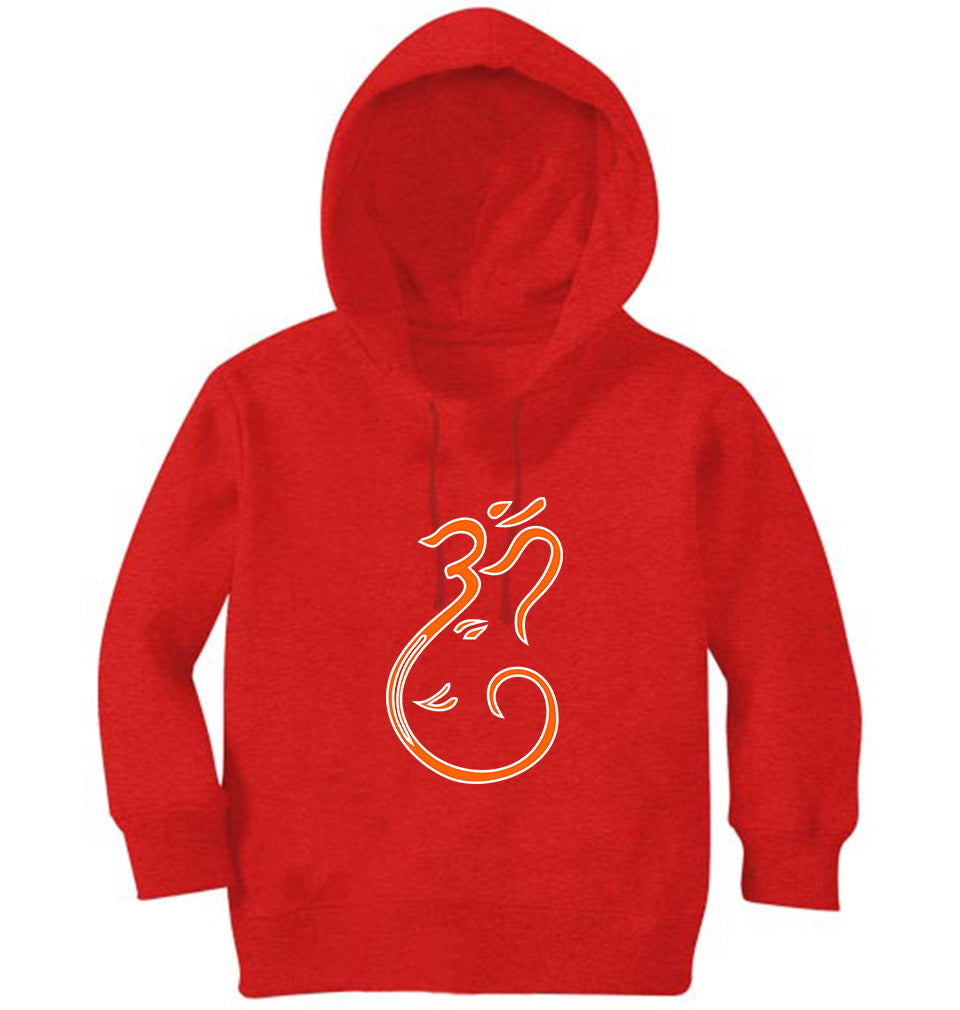 Om Ganesh Boy Hoodies-FunkyTeesClub