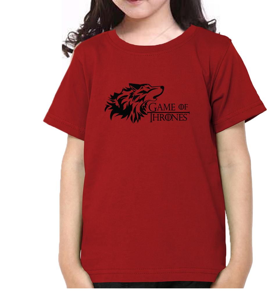 GOT Game Of Thrones Winter Coming Half Sleeves T-Shirt For Girls -FunkyTeesClub