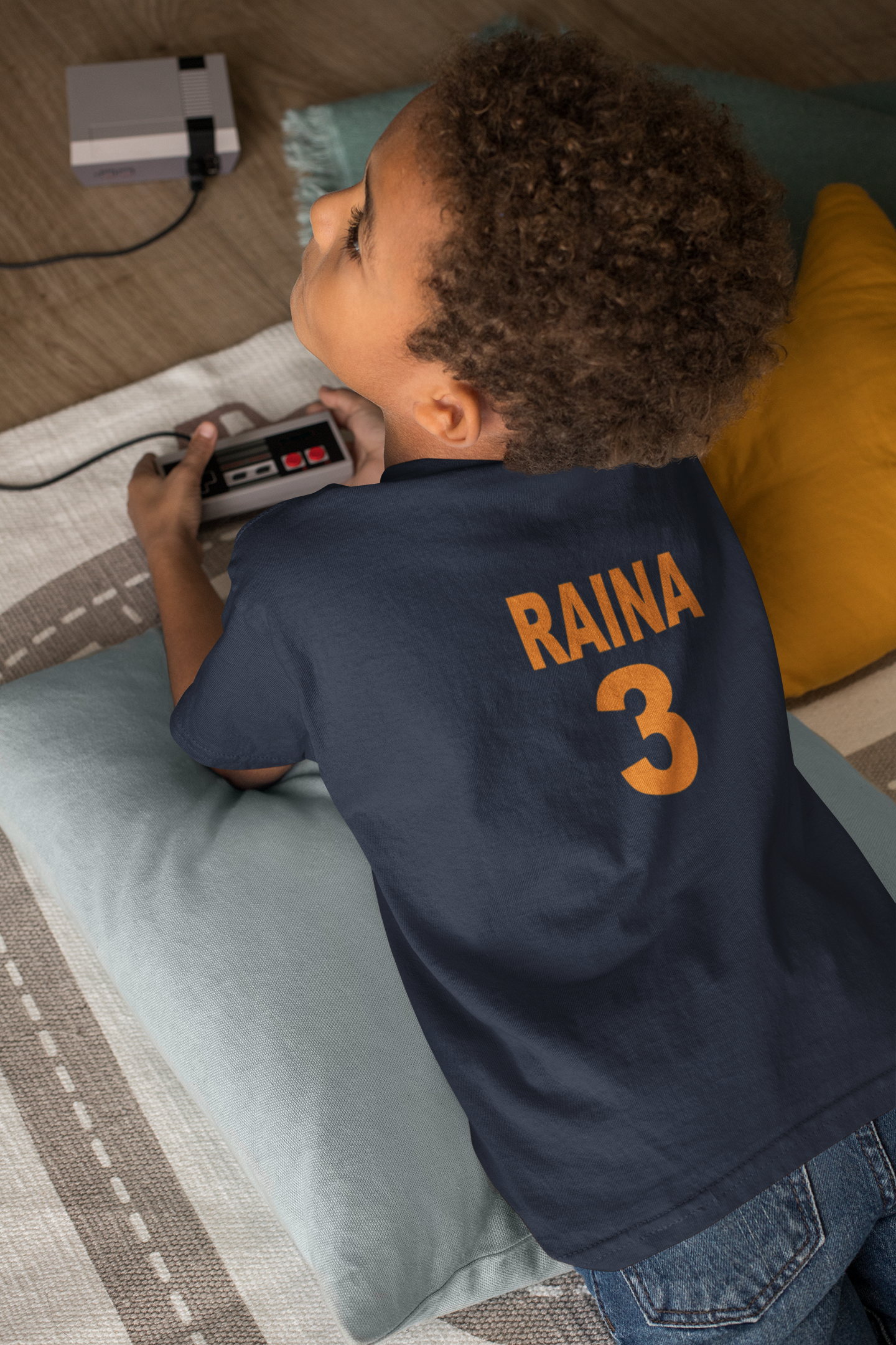 Raina 3 Half Sleeves T-Shirt for Boy-FunkyTeesClub