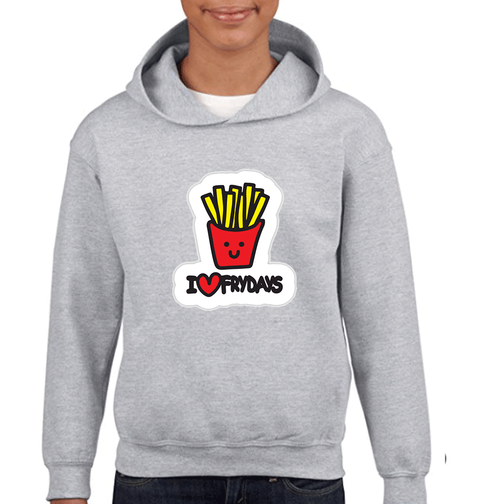 I Love Fridays Boy Hoodies-FunkyTeesClub