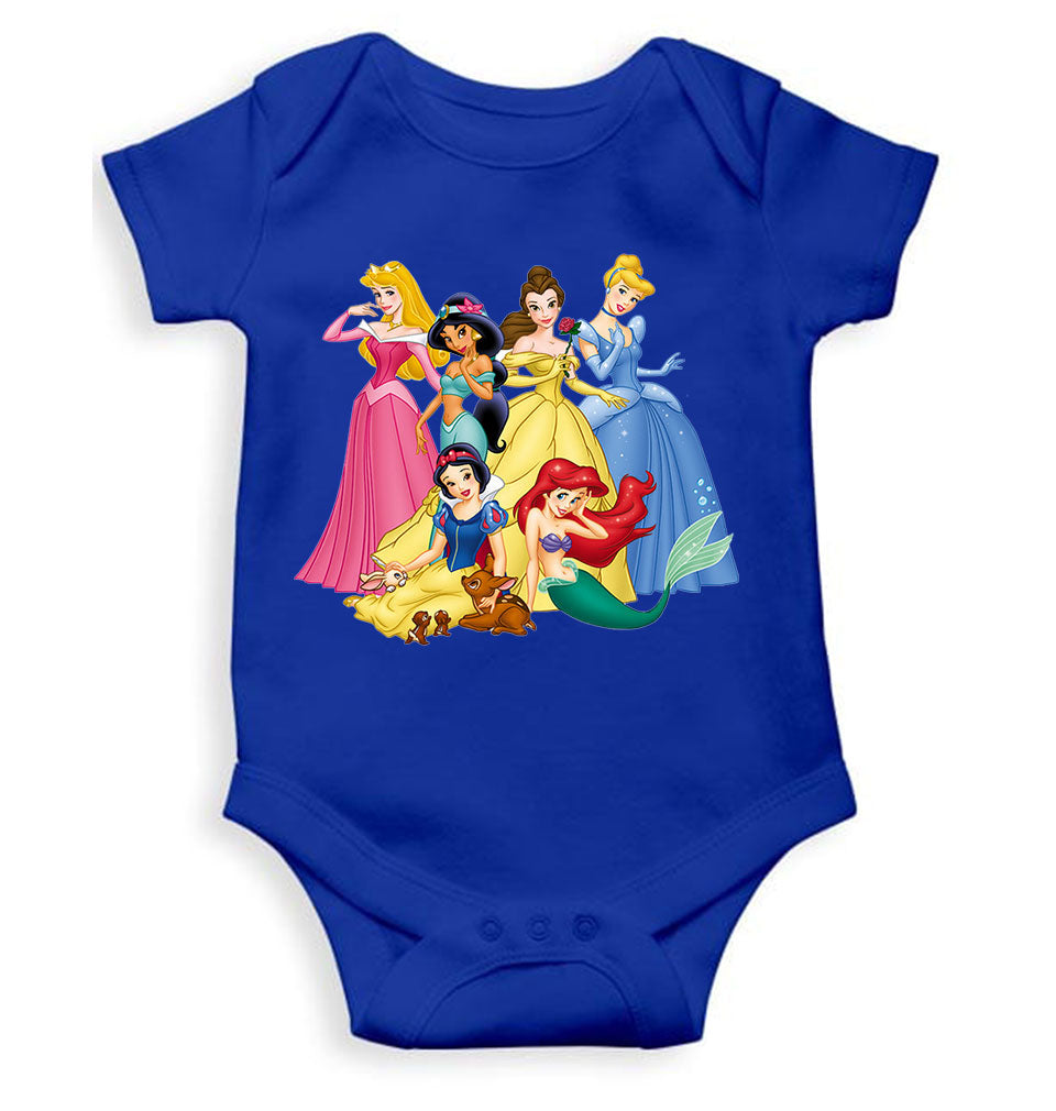 Cute Princess Cartoon Rompers for Baby Girl- FunkyTeesClub