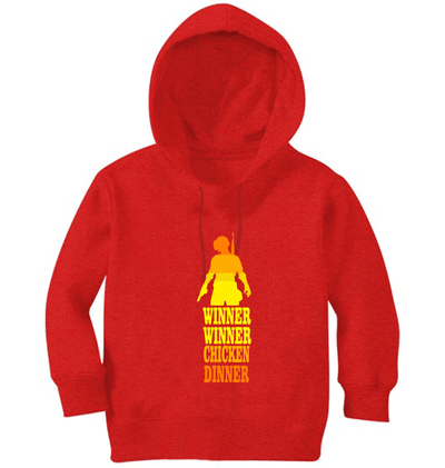 PUBG Winner Winner Chicken Dinner Boy Hoodies-FunkyTeesClub