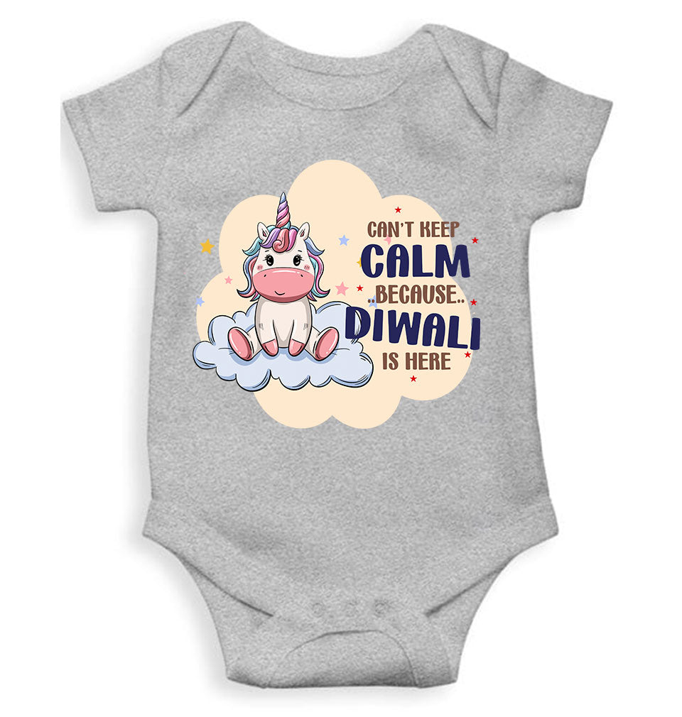 Can Not Keep Calm Because Diwali Is Here Rompers for Baby Girl- FunkyTeesClub