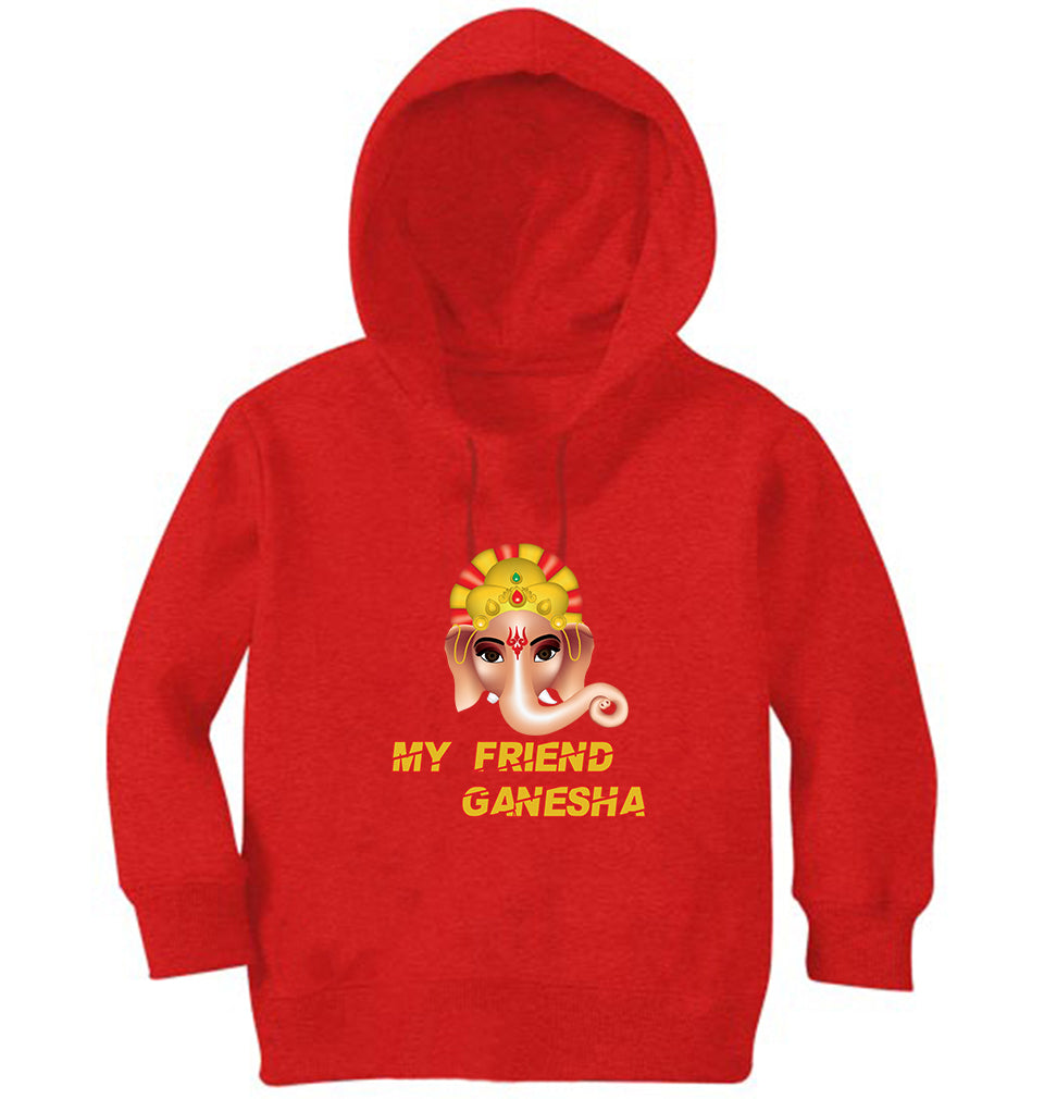 My Friend Ganesha Boy Hoodies-FunkyTeesClub