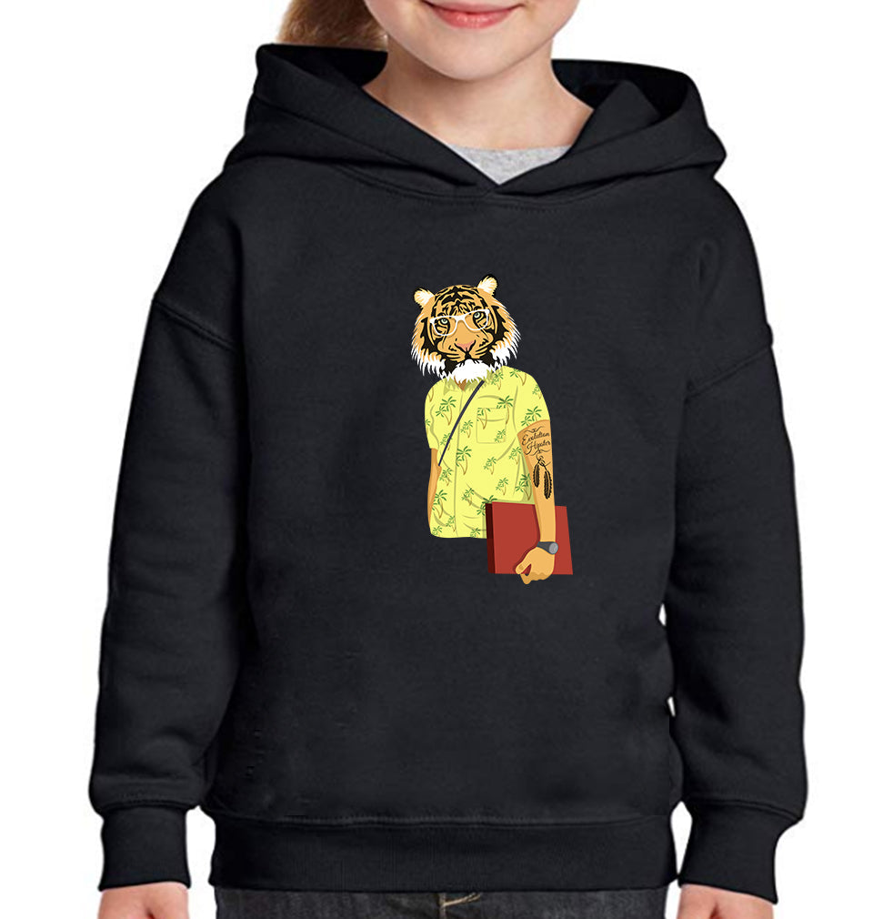 TIGER Girl Hoodies-FunkyTeesClub