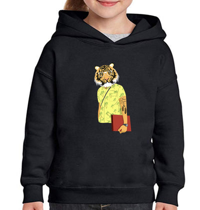 TIGER Girl Hoodies-FunkyTeesClub