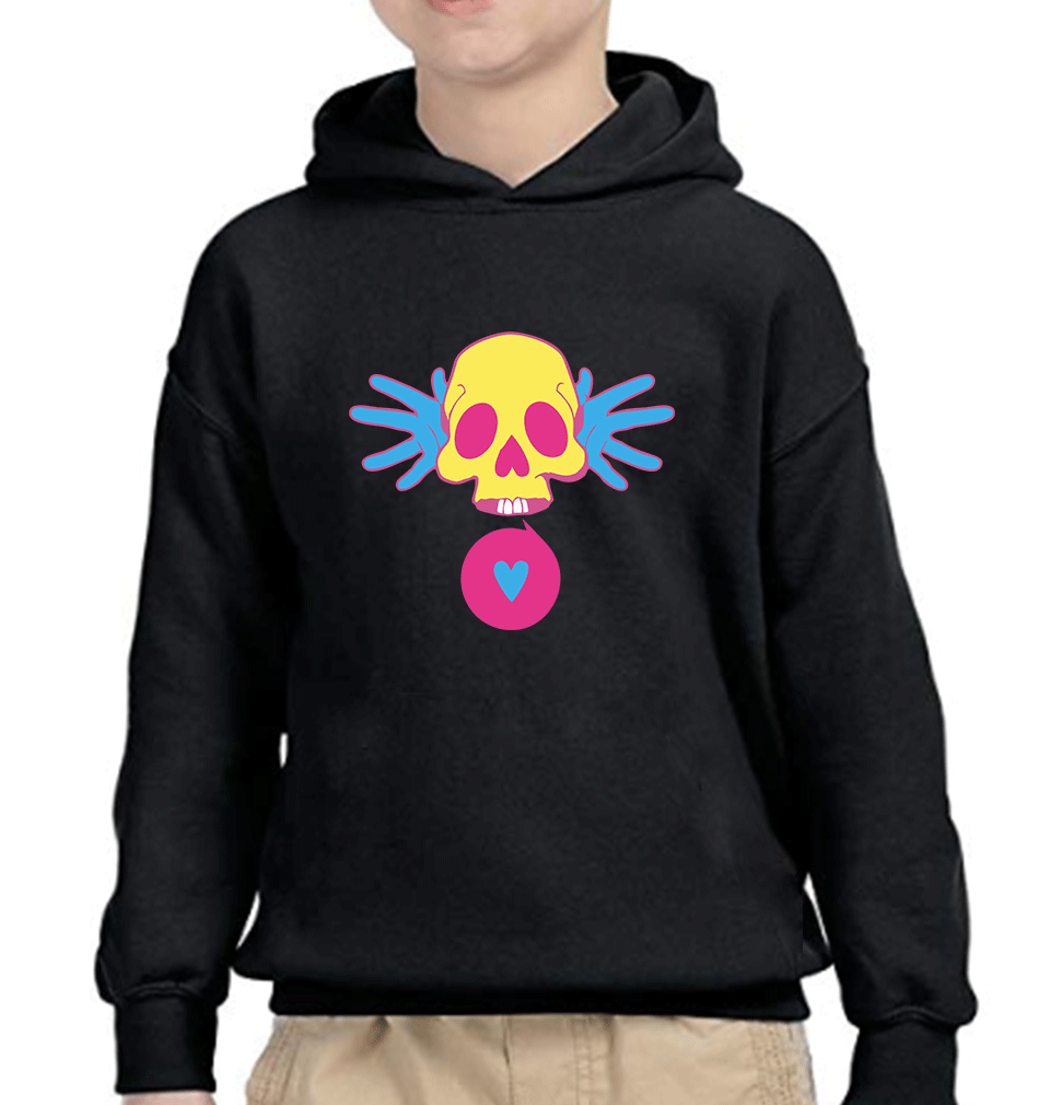 Cartoon Skull Boy Hoodies-FunkyTeesClub