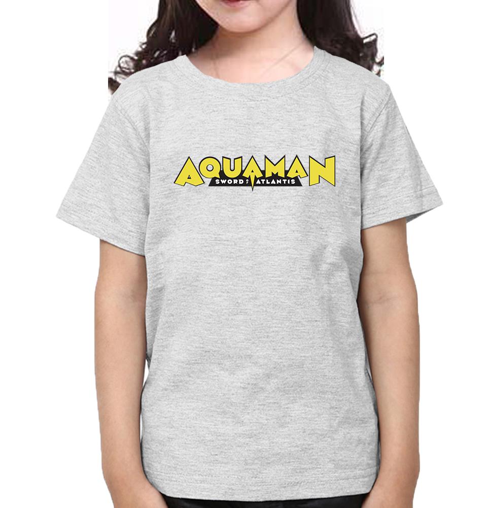 Aqua Man Half Sleeves T-Shirt For Girls -FunkyTeesClub