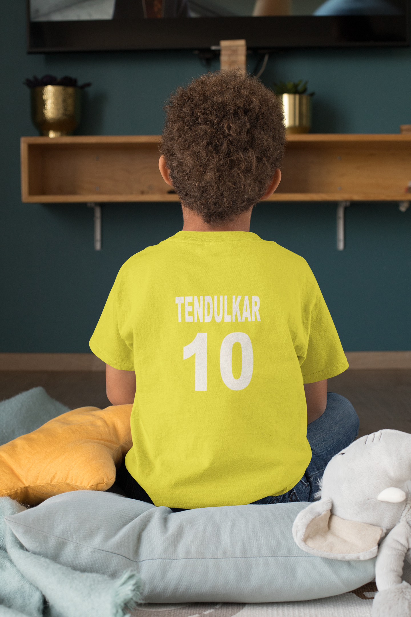 Tendulkar 10 Half Sleeves T-Shirt for Boy-FunkyTeesClub