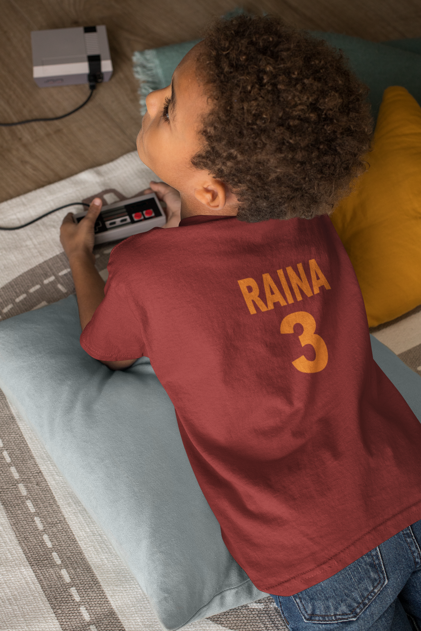 Raina 3 Half Sleeves T-Shirt for Boy-FunkyTeesClub